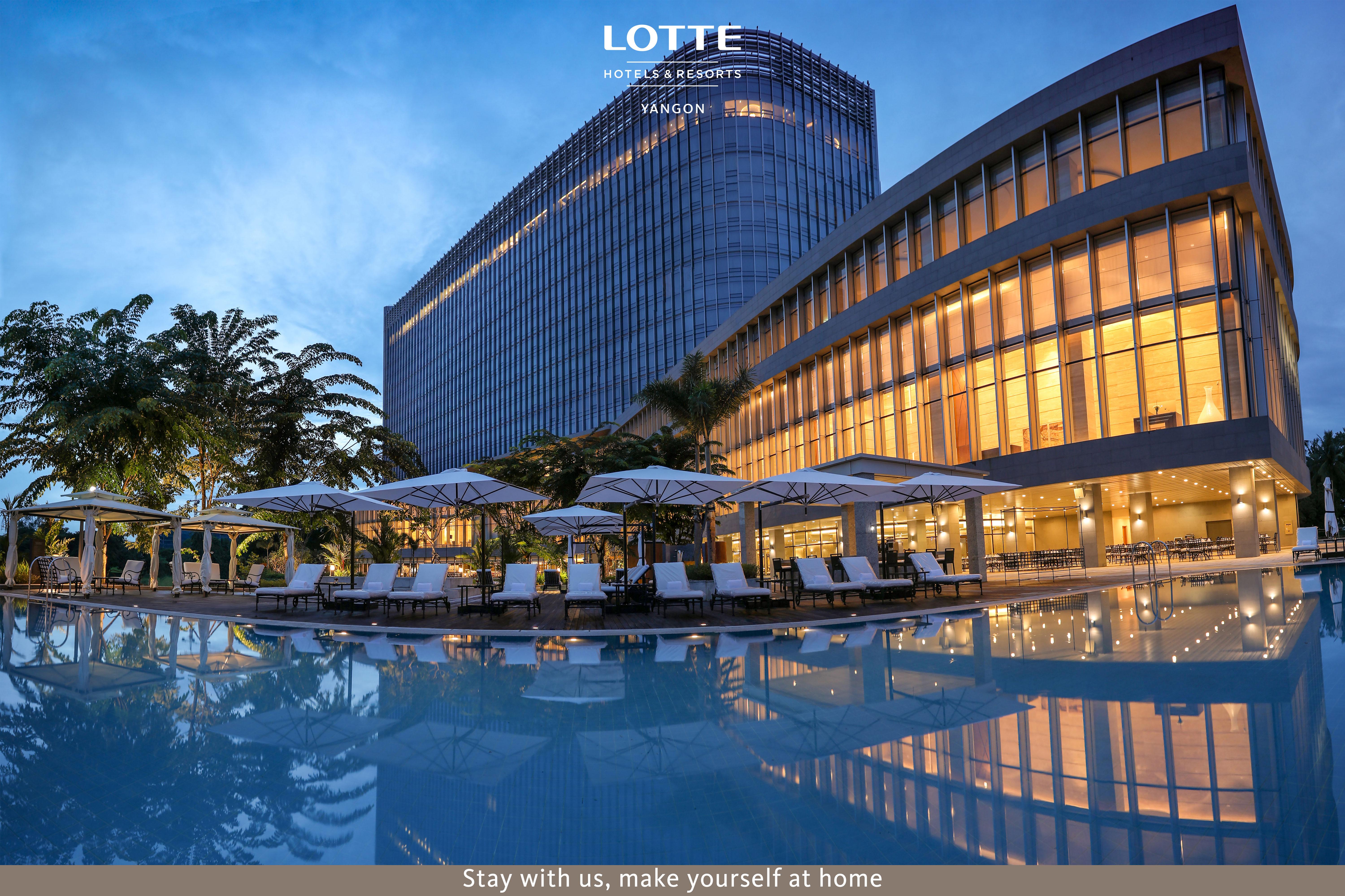Lotte Hotel Yangón Exterior foto